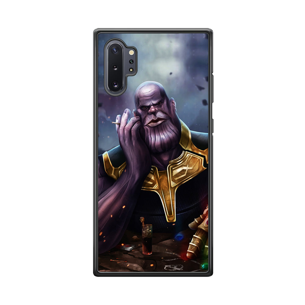 Thanos Chill Samsung Galaxy Note 10 Plus Case-Phone Case-Tempered Glass Case-Altracase