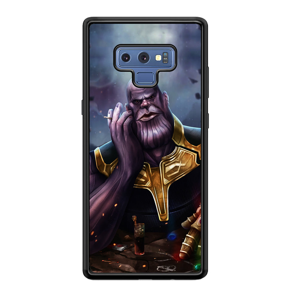 Thanos Chill Samsung Galaxy Note 9 Case-Phone Case-Tempered Glass Case-Altracase