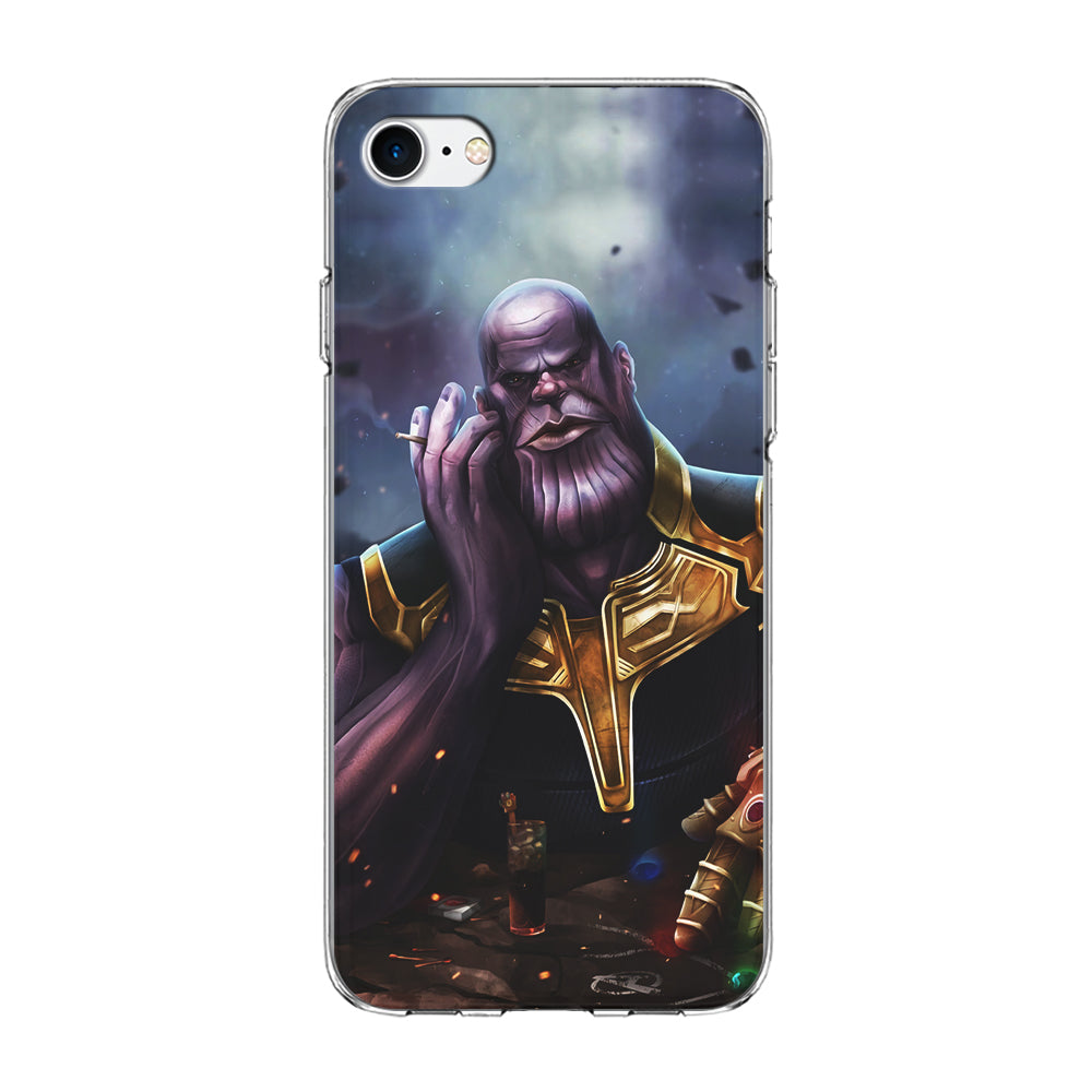 Thanos Chill iPhone 8 Case-Phone Case-Clear Soft Case-Altracase