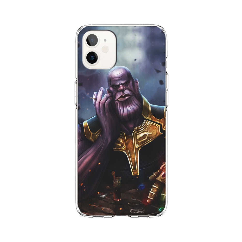 Thanos Chill iPhone 11 Case-Phone Case-Clear Soft Case-Altracase