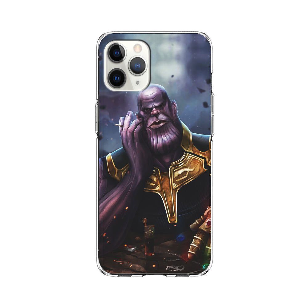 Thanos Chill iPhone 11 Pro Max Case-Phone Case-Clear Soft Case-Altracase