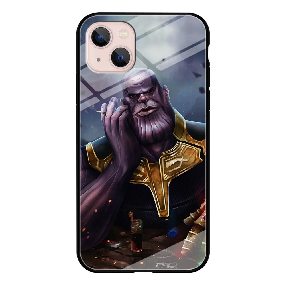 Thanos Chill iPhone 13 Mini Case-Phone Case-Tempered Glass Case-Altracase