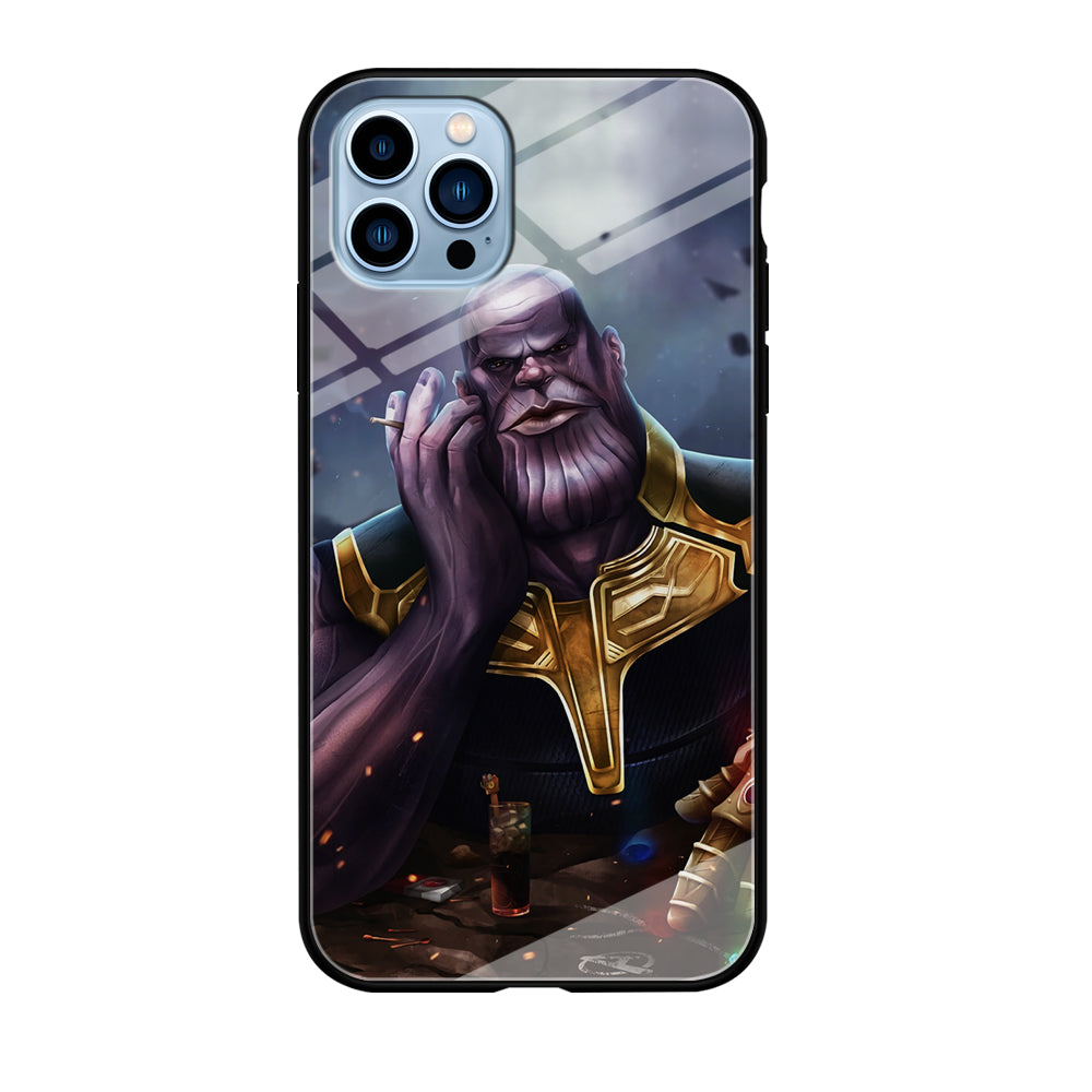 Thanos Chill iPhone 12 Pro Max Case-Phone Case-Tempered Glass Case-Altracase