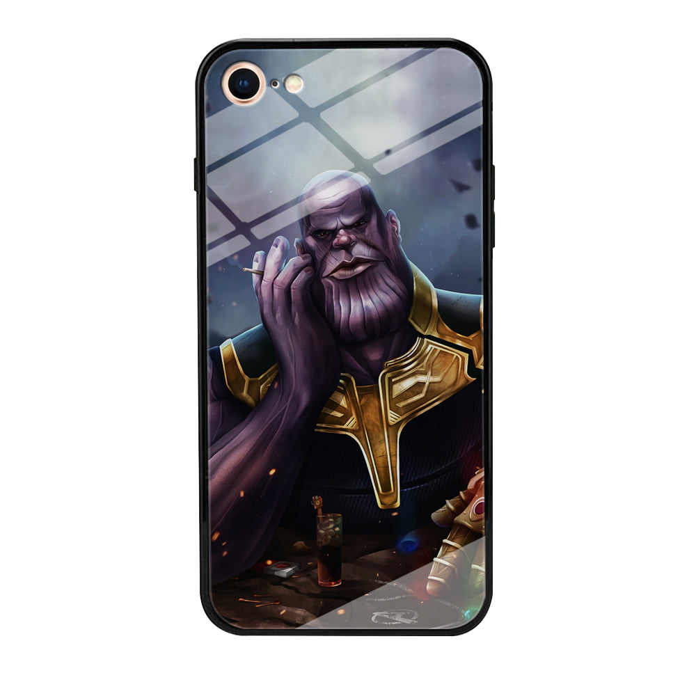 Thanos Chill iPhone SE 3 2022 Case-Phone Case-Tempered Glass Case-Altracase