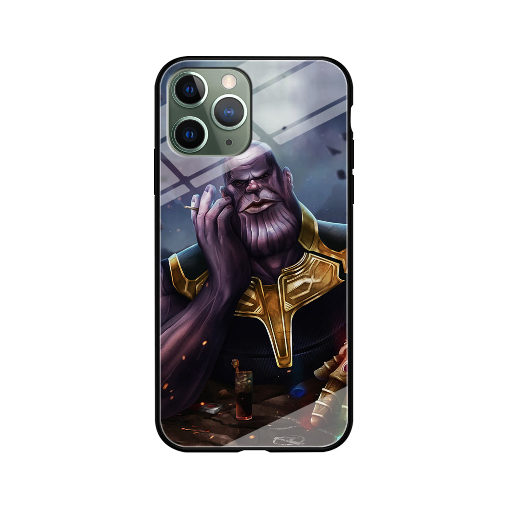 Thanos Chill iPhone 11 Pro Max Case-Phone Case-Tempered Glass Case-Altracase