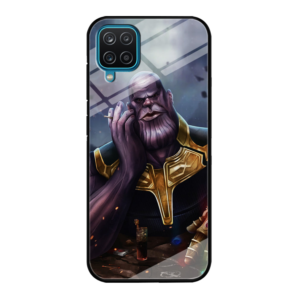 Thanos Chill Samsung Galaxy A12 Case-Phone Case-Tempered Glass Case-Altracase