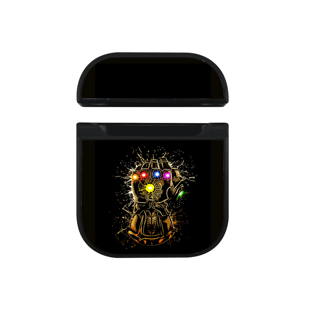 Thanos Gauntlet Infinity Stone Apple AirPods Case-AirPod Case-Black-Altracase