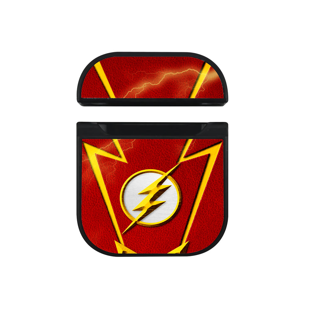 The Flash Costume Hard Plastic Case Cover For Apple Airpods-AirPod Case-Black-Altracase