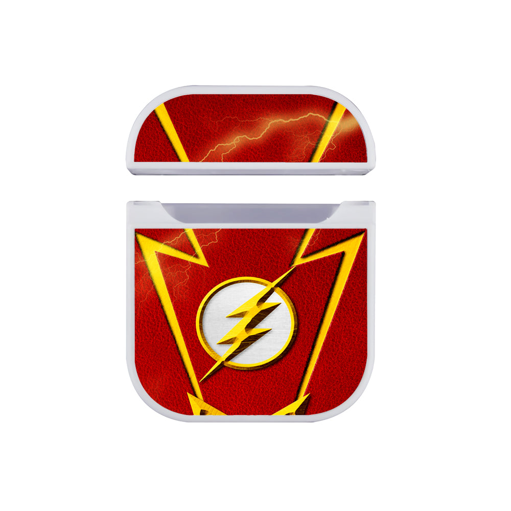 The Flash Costume Hard Plastic Case Cover For Apple Airpods-AirPod Case-White-Altracase