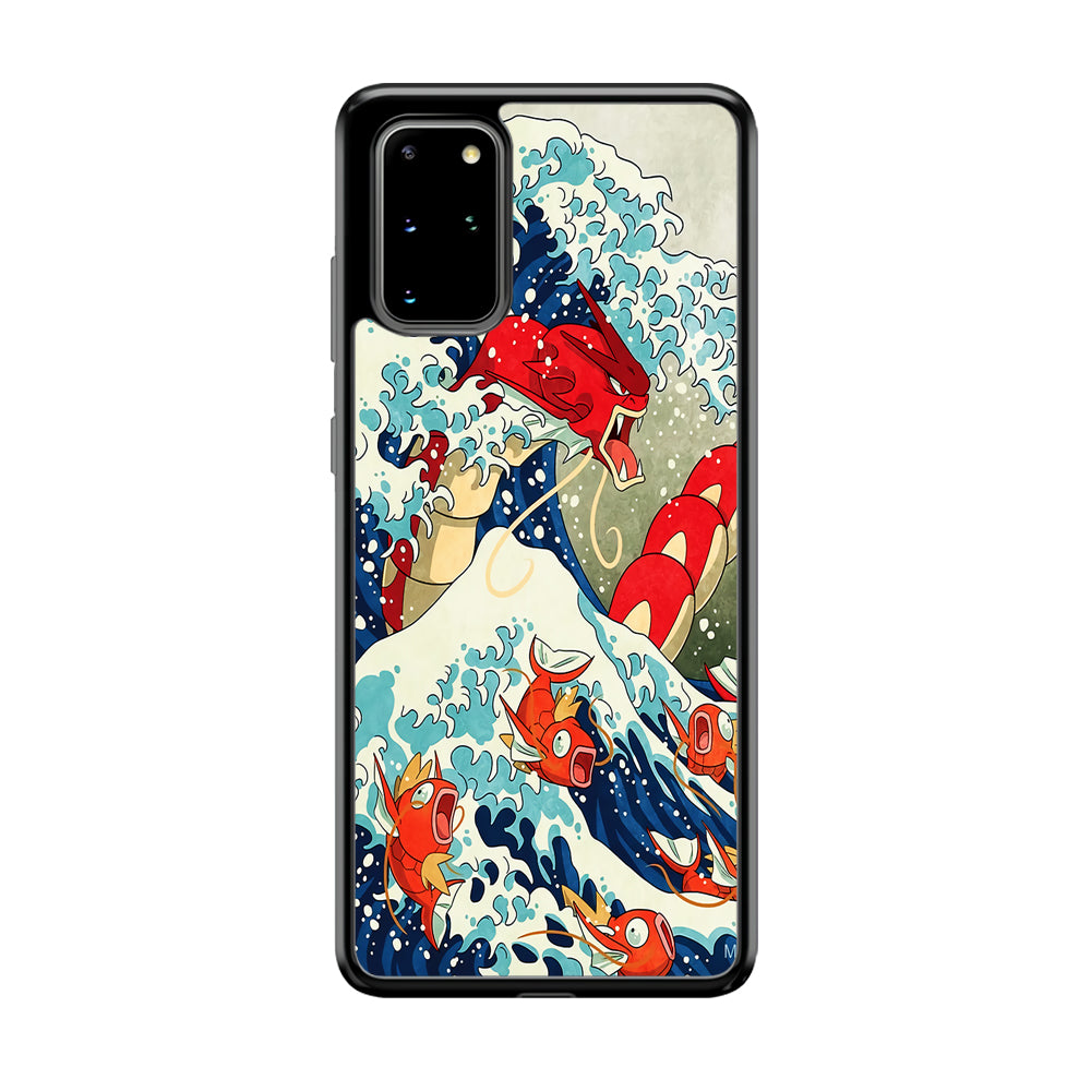 The Great Wave Gyarados Samsung Galaxy S20 Plus Case-Phone Case-Tempered Glass Case-Altracase