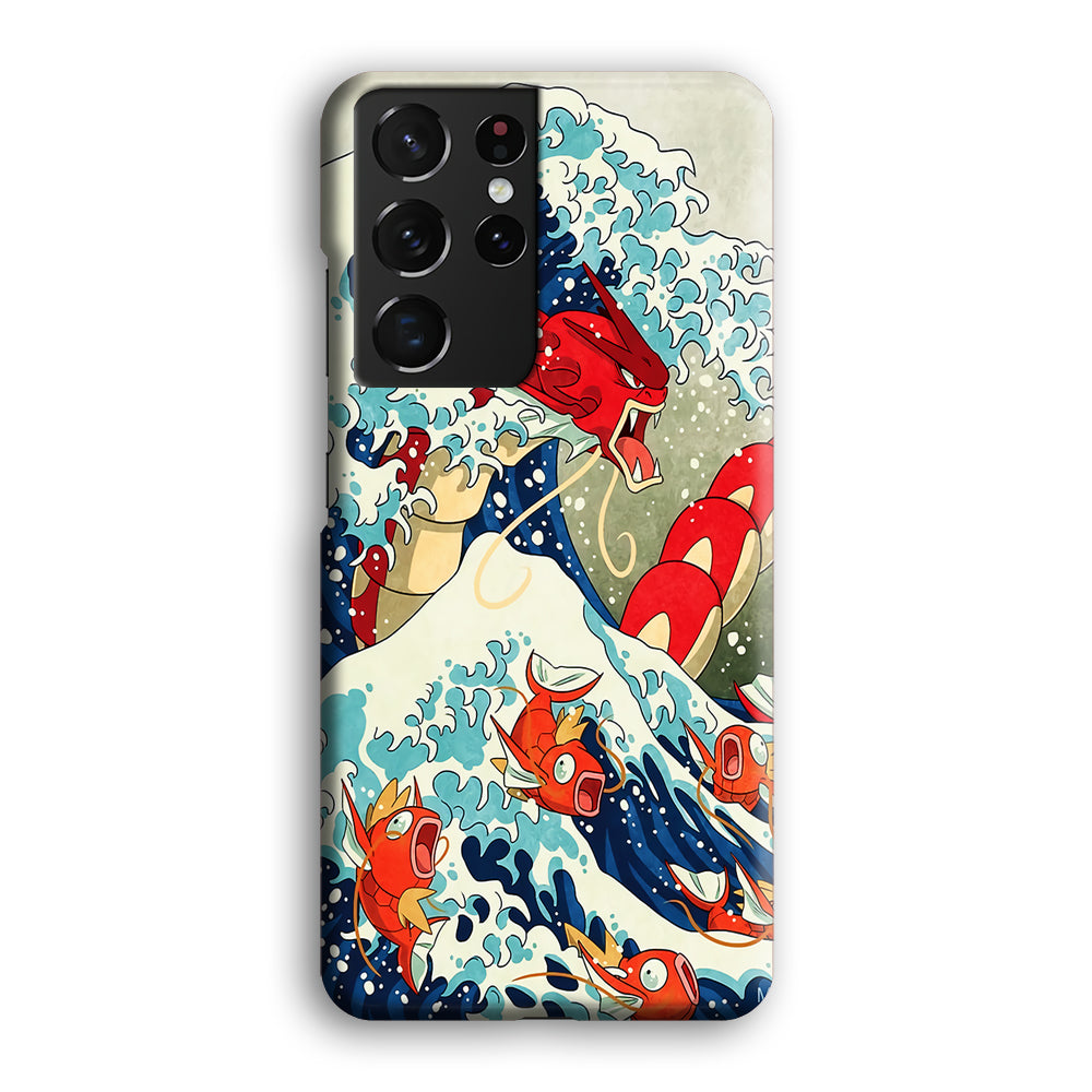 The Great Wave Gyarados Samsung Galaxy S21 Ultra Case-Phone Case-3D Case-Altracase