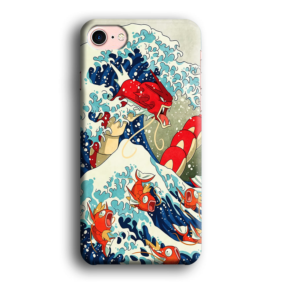 The Great Wave Gyarados iPhone SE 2020 Case-Phone Case-3D Case-Altracase