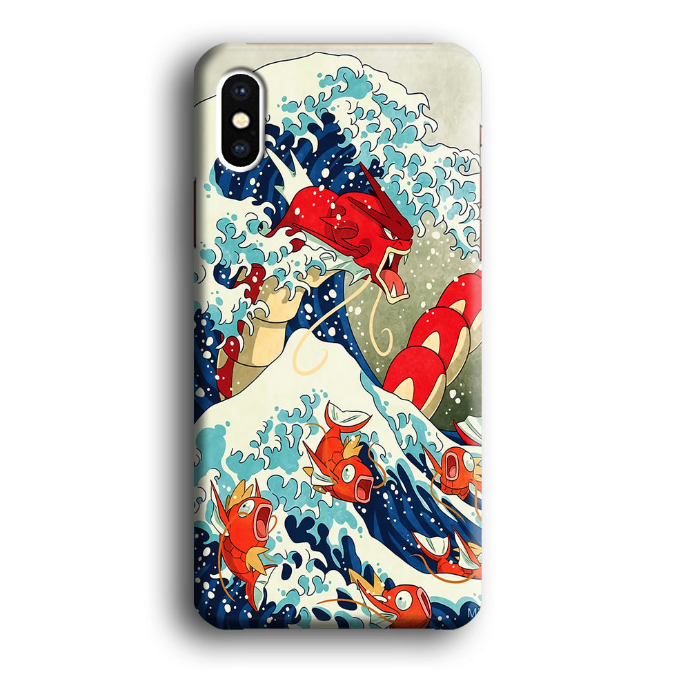 The Great Wave Gyarados iPhone Xs Case-Phone Case-3D Case-Altracase