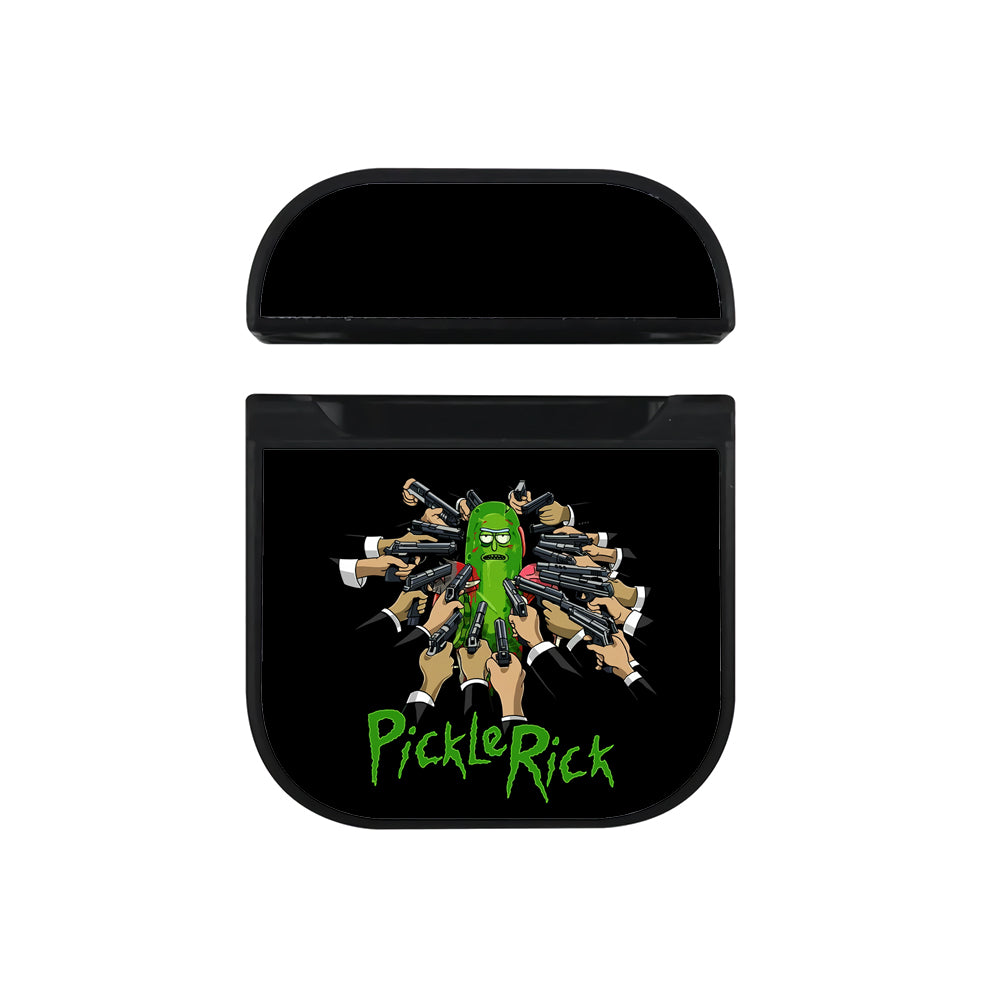 The Incredible Pickle Rick Apple AirPods Case-AirPod Case-Black-Altracase