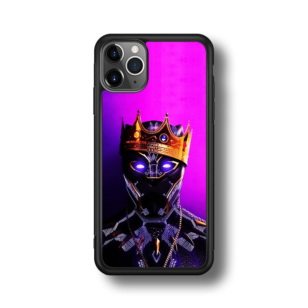 The King Black Panther iPhone 11 Pro Case-Phone Case-Rubber Black (2D Case)-Altracase
