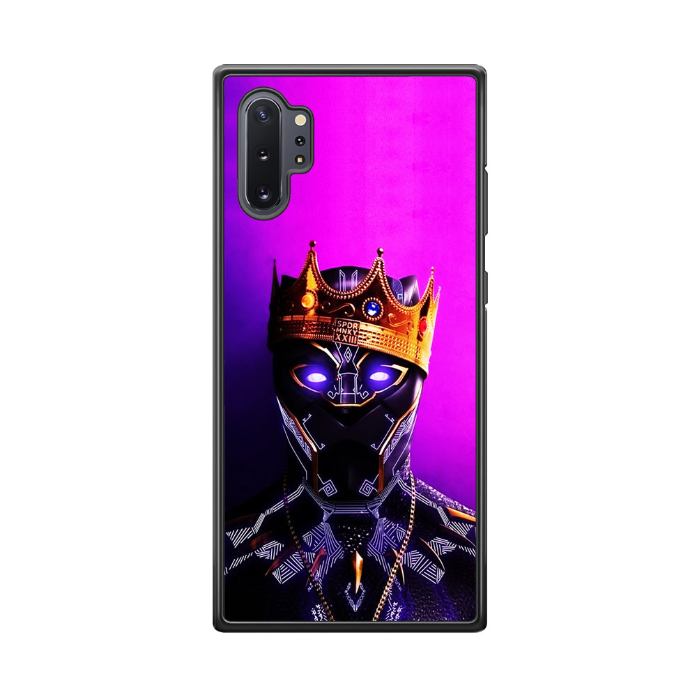 The King Black Panther Samsung Galaxy Note 10 Plus Case-Phone Case-Rubber Black (2D Case)-Altracase