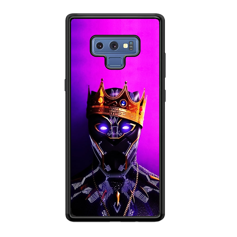 The King Black Panther Samsung Galaxy Note 9 Case-Phone Case-Rubber Black (2D Case)-Altracase