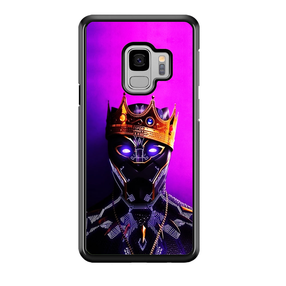 The King Black Panther Samsung Galaxy S9 Case-Phone Case-Rubber Black (2D Case)-Altracase