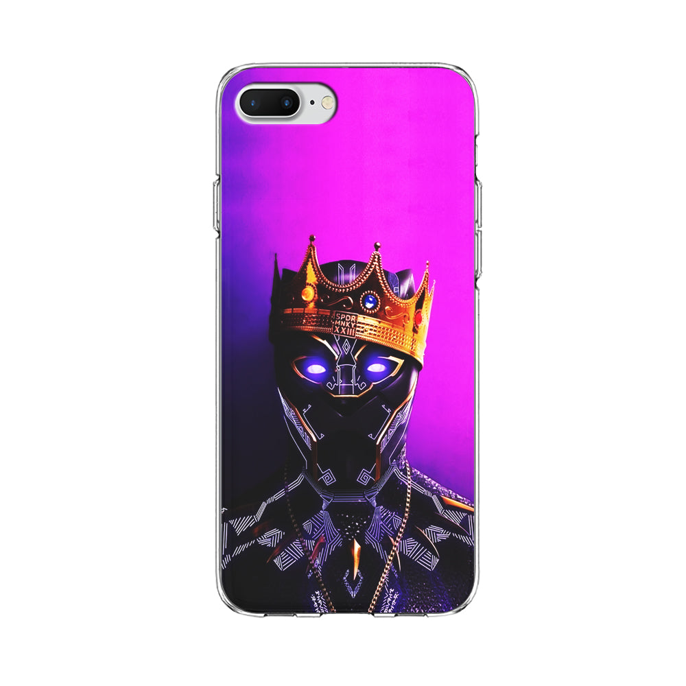 The King Black Panther iPhone 8 Plus Case-Phone Case-Clear Soft Case-Altracase