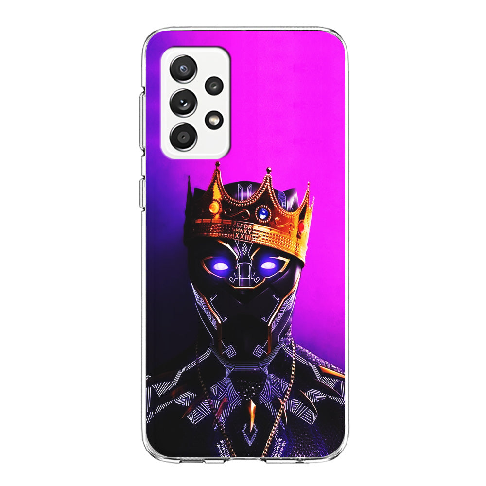 The King Black Panther Samsung Galaxy A52 Case-Phone Case-Clear Soft Case-Altracase