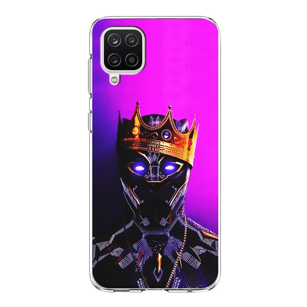 The King Black Panther Samsung Galaxy A12 Case-Phone Case-Clear Soft Case-Altracase