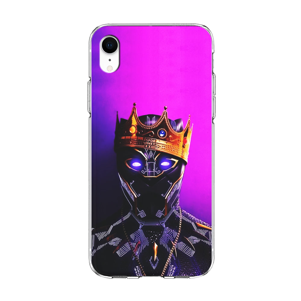 The King Black Panther iPhone XR Case-Phone Case-Clear Soft Case-Altracase