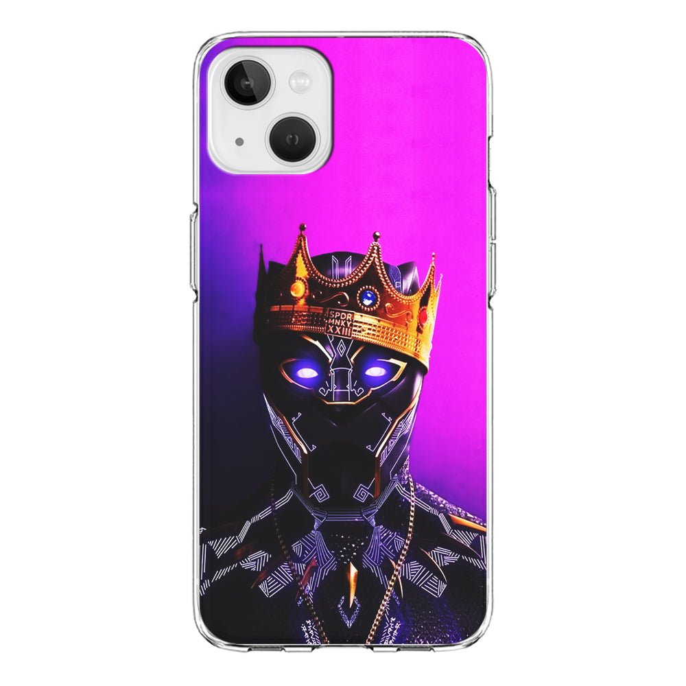 The King Black Panther iPhone 13 Mini Case-Phone Case-Clear Soft Case-Altracase