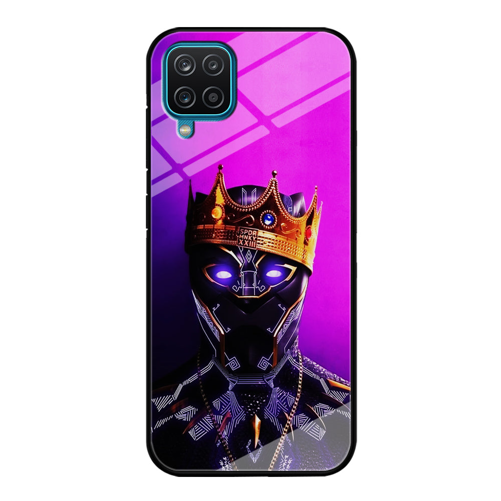 The King Black Panther Samsung Galaxy A12 Case-Phone Case-Tempered Glass Case-Altracase