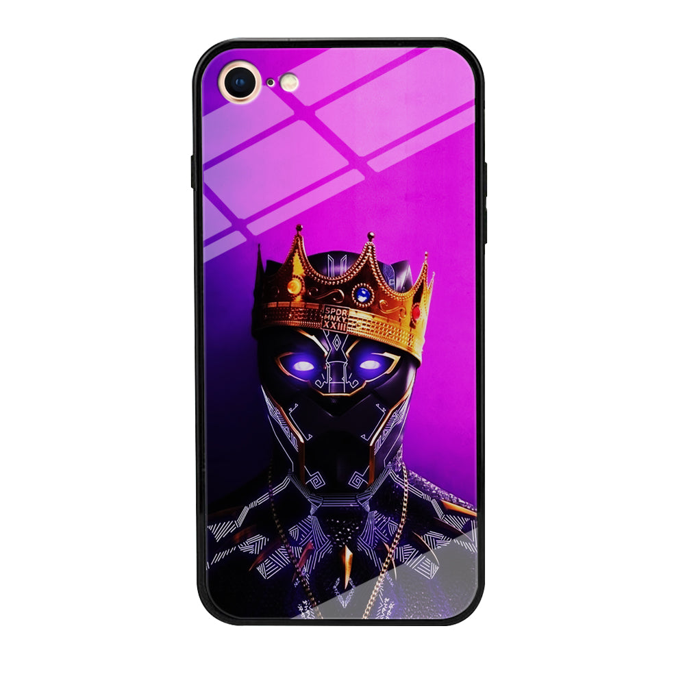 The King Black Panther iPhone 8 Case-Phone Case-Tempered Glass Case-Altracase