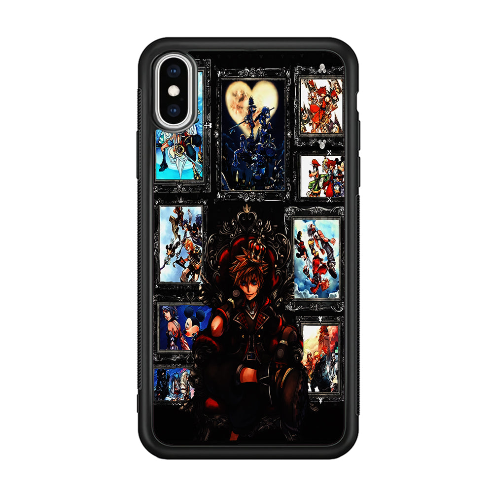 The Legendary Kingdom Hearts iPhone Xs Case-Phone Case-Rubber Black (2D Case)-Altracase