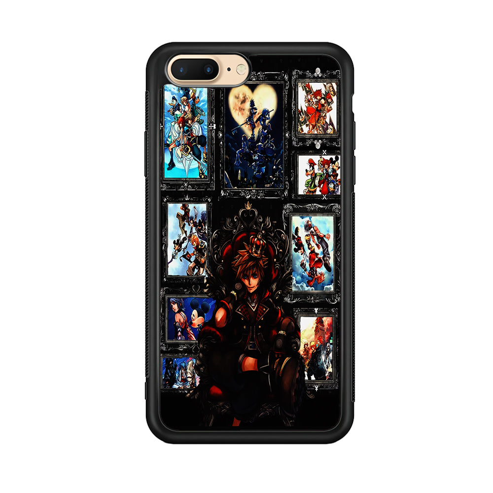 The Legendary Kingdom Hearts iPhone 8 Plus Case-Phone Case-Rubber Black (2D Case)-Altracase