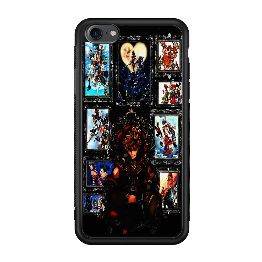 The Legendary Kingdom Hearts iPhone SE 3 2022 Case-Phone Case-Rubber Black (2D Case)-Altracase