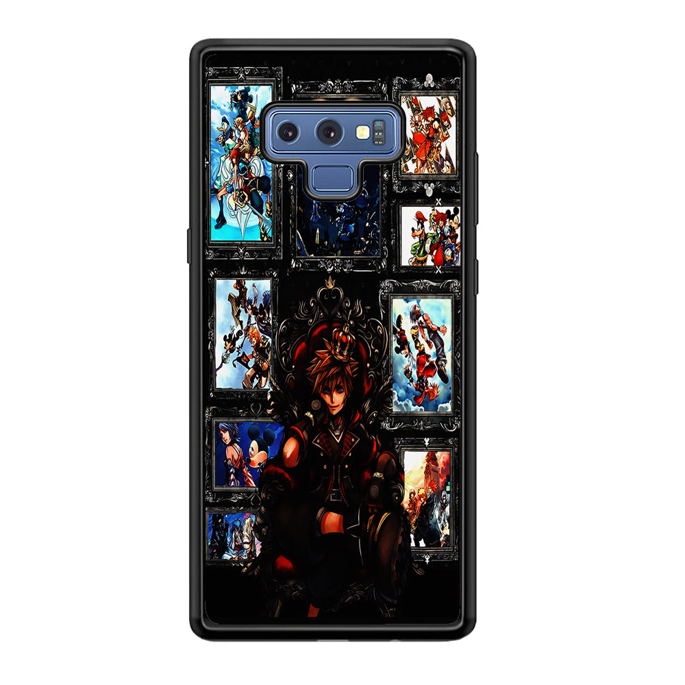 The Legendary Kingdom Hearts Samsung Galaxy Note 9 Case-Phone Case-Rubber Black (2D Case)-Altracase