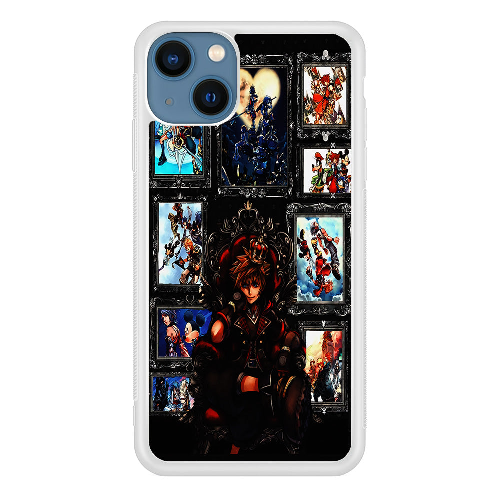 The Legendary Kingdom Hearts iPhone 13 Mini Case-Phone Case-Rubber White (2D Case)-Altracase