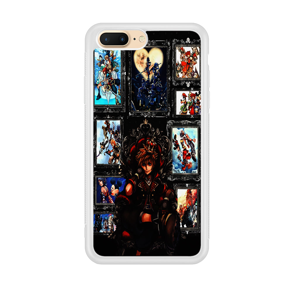 The Legendary Kingdom Hearts iPhone 8 Plus Case-Phone Case-Rubber White (2D Case)-Altracase