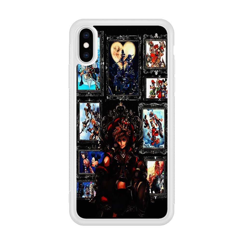 The Legendary Kingdom Hearts iPhone Xs Case-Phone Case-Rubber White (2D Case)-Altracase