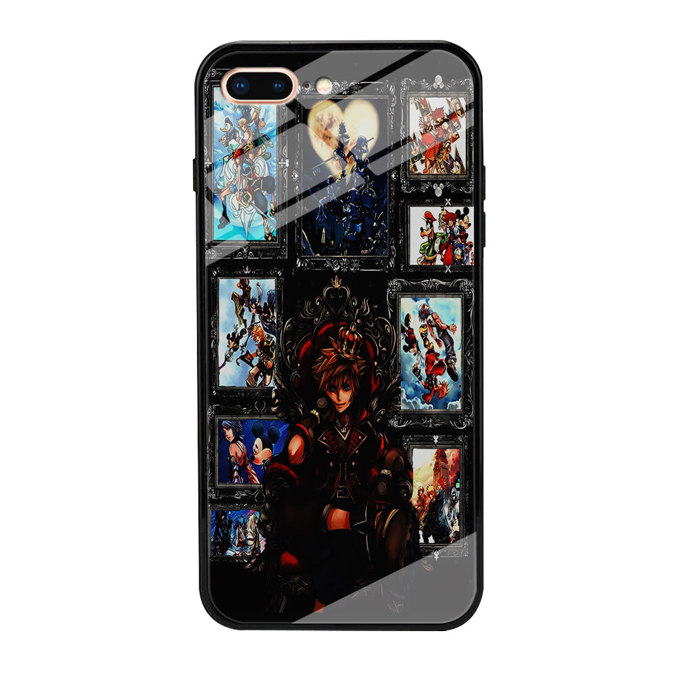 The Legendary Kingdom Hearts iPhone 8 Plus Case-Phone Case-Tempered Glass Case-Altracase