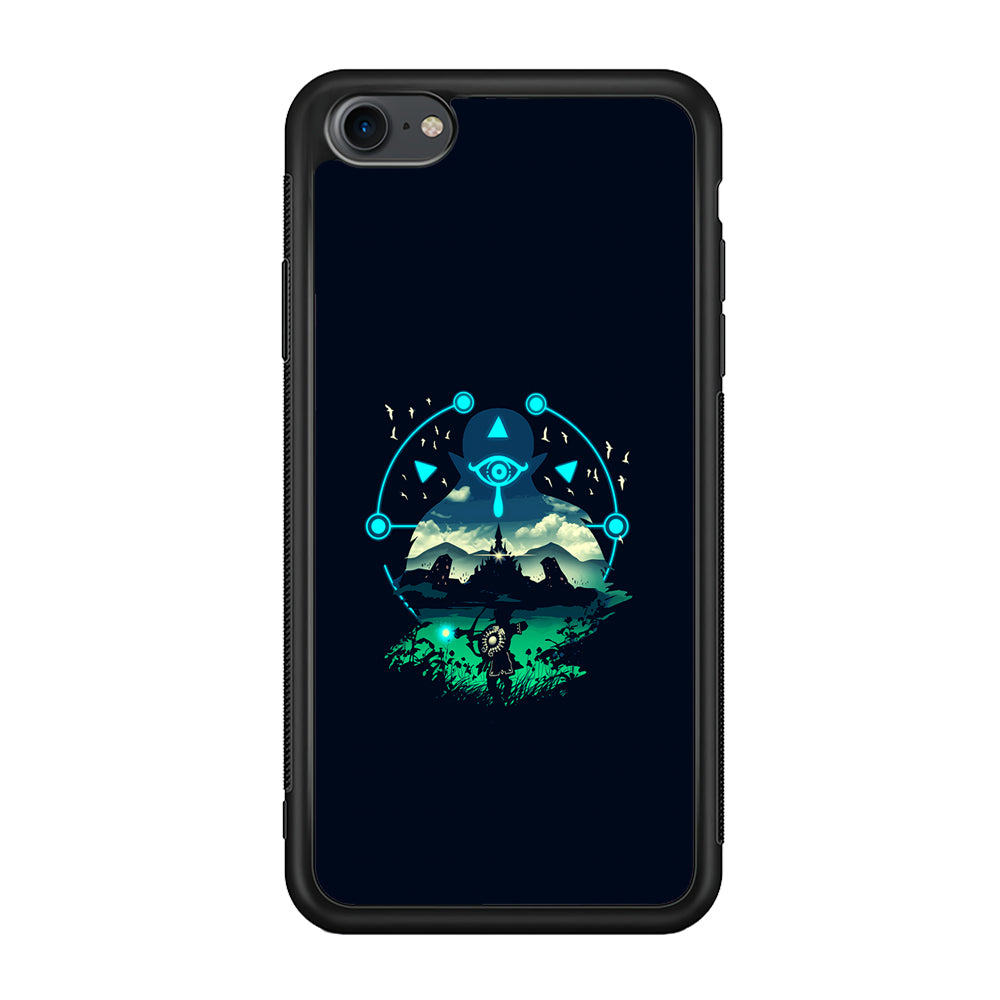 The Legend of Zelda Art iPhone SE 2020 Case-Phone Case-Rubber Black (2D Case)-Altracase