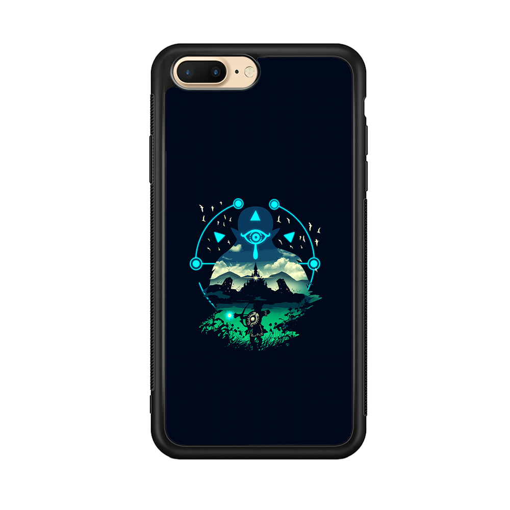 The Legend of Zelda Art iPhone 8 Plus Case-Phone Case-Rubber Black (2D Case)-Altracase