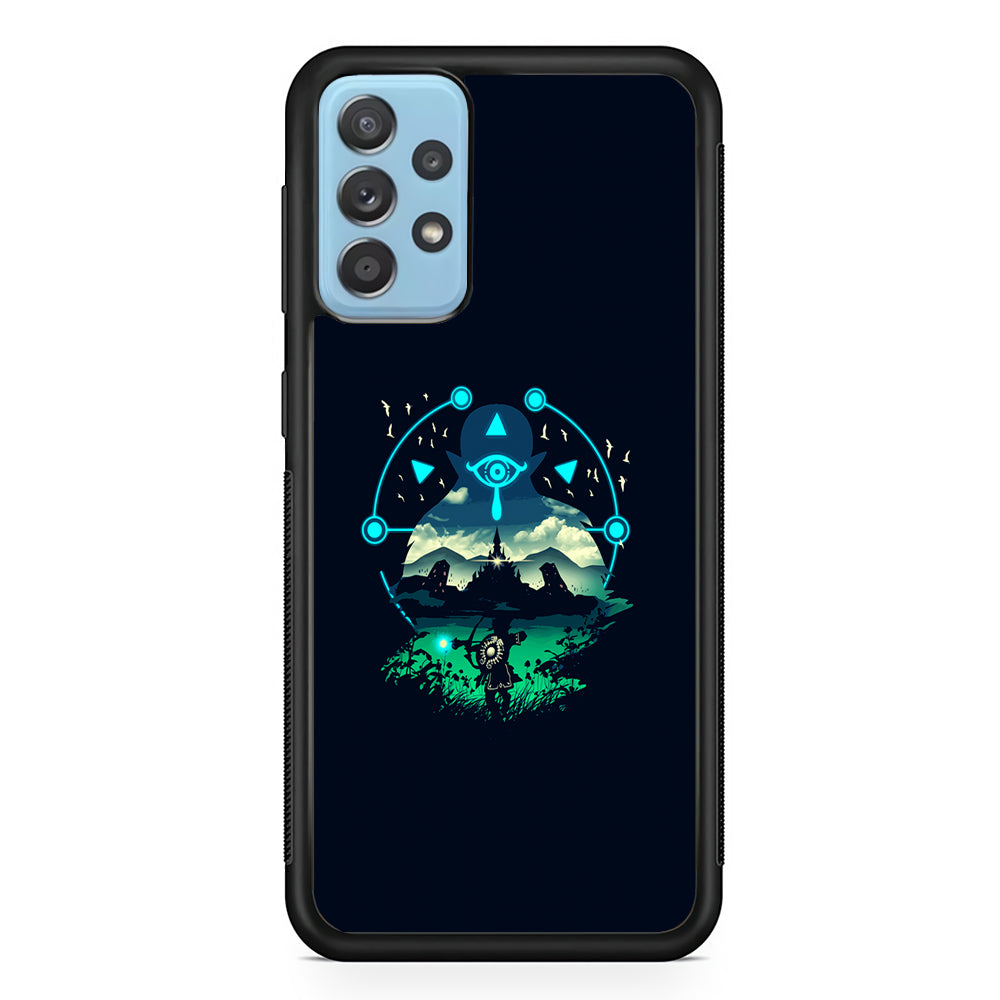 The Legend of Zelda Art Samsung Galaxy A52 Case-Phone Case-Rubber Black (2D Case)-Altracase