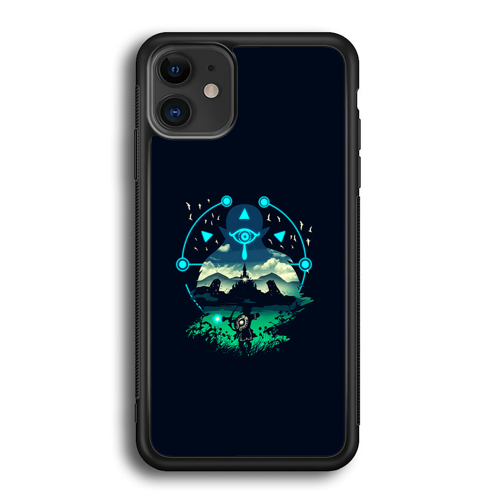 The Legend of Zelda Art iPhone 12 Mini Case-Phone Case-Rubber Black (2D Case)-Altracase