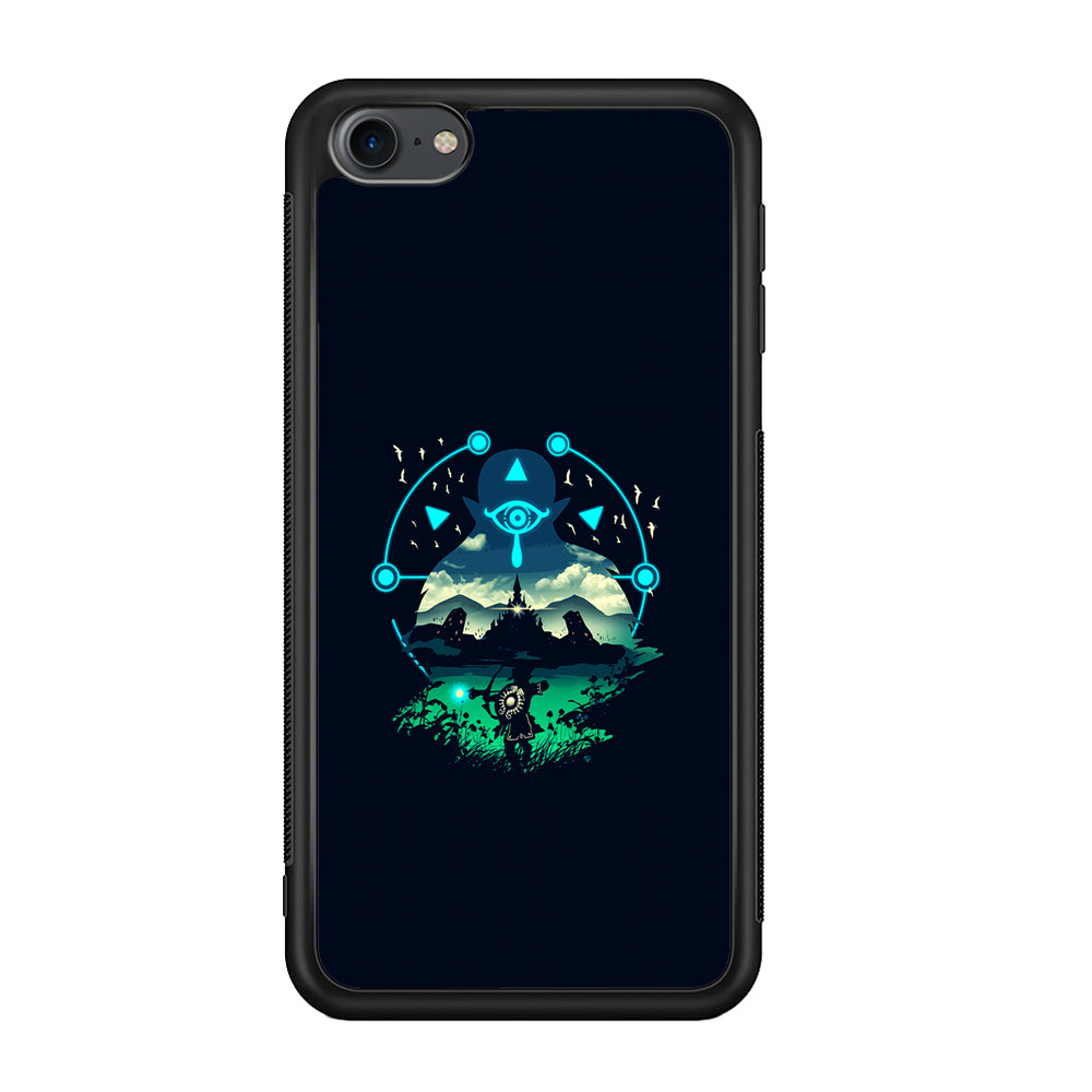 The Legend of Zelda Art iPod Touch 6 Case-Phone Case-Rubber Black (2D Case)-Altracase
