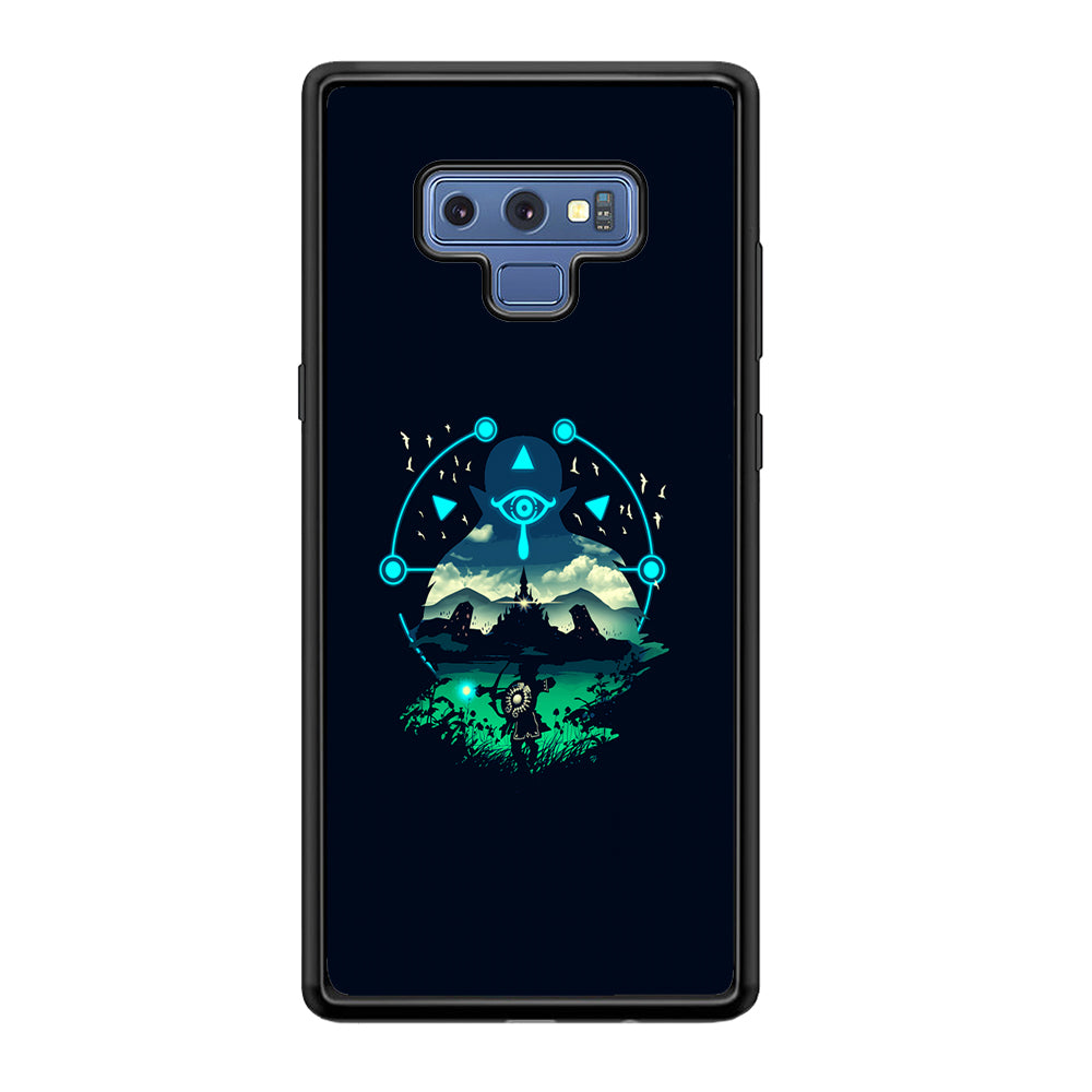 The Legend of Zelda Art Samsung Galaxy Note 9 Case-Phone Case-Rubber Black (2D Case)-Altracase
