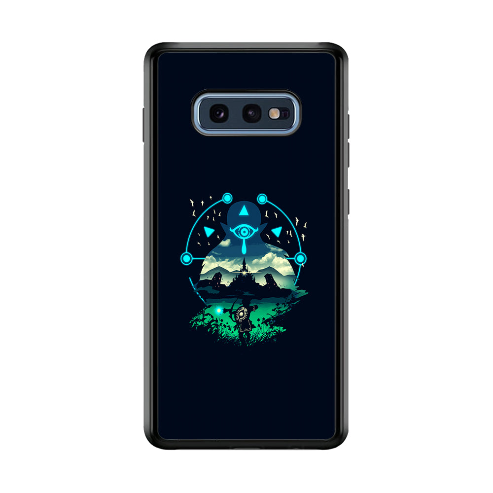 The Legend of Zelda Art Samsung Galaxy S10E Case-Phone Case-Rubber Black (2D Case)-Altracase