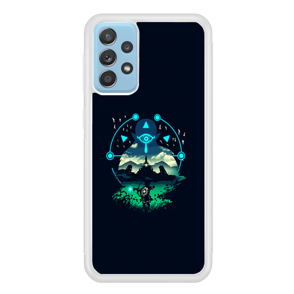 The Legend of Zelda Art Samsung Galaxy A52 Case-Phone Case-Rubber White (2D Case)-Altracase