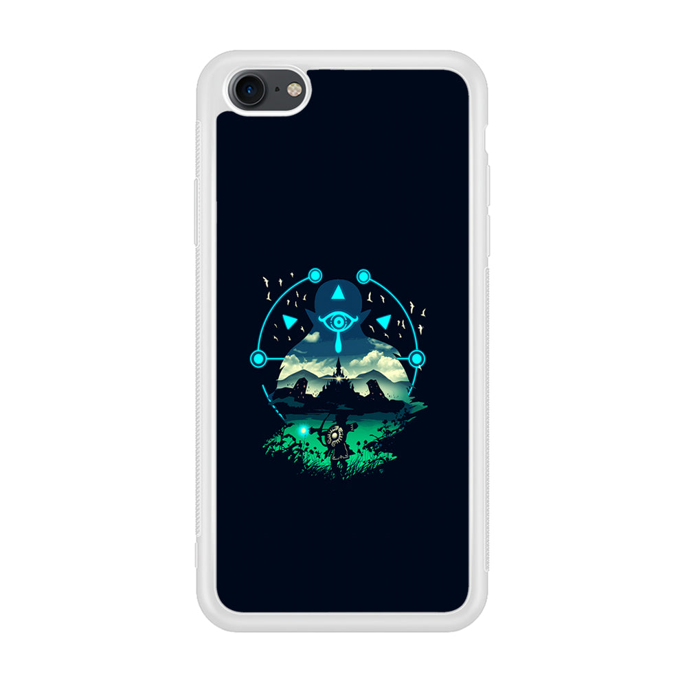 The Legend of Zelda Art iPhone SE 2020 Case-Phone Case-Rubber White (2D Case)-Altracase