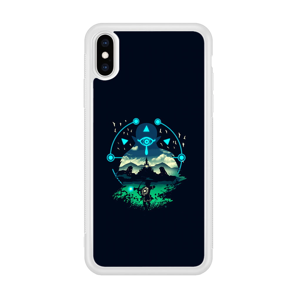 The Legend of Zelda Art iPhone Xs Case-Phone Case-Rubber White (2D Case)-Altracase