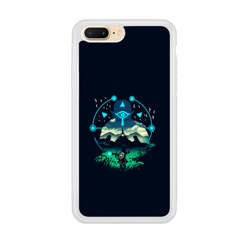 The Legend of Zelda Art iPhone 8 Plus Case-Phone Case-Rubber White (2D Case)-Altracase