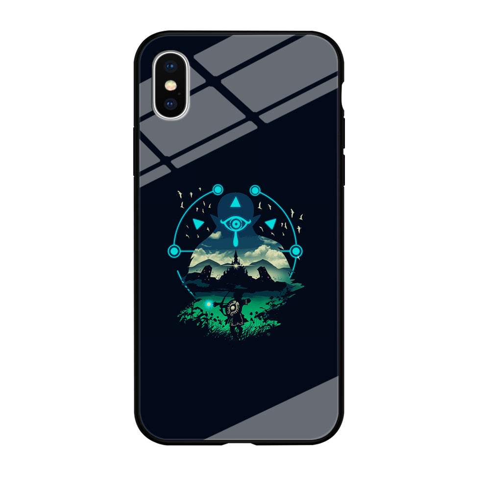 The Legend of Zelda Art iPhone Xs Case-Phone Case-Tempered Glass Case-Altracase