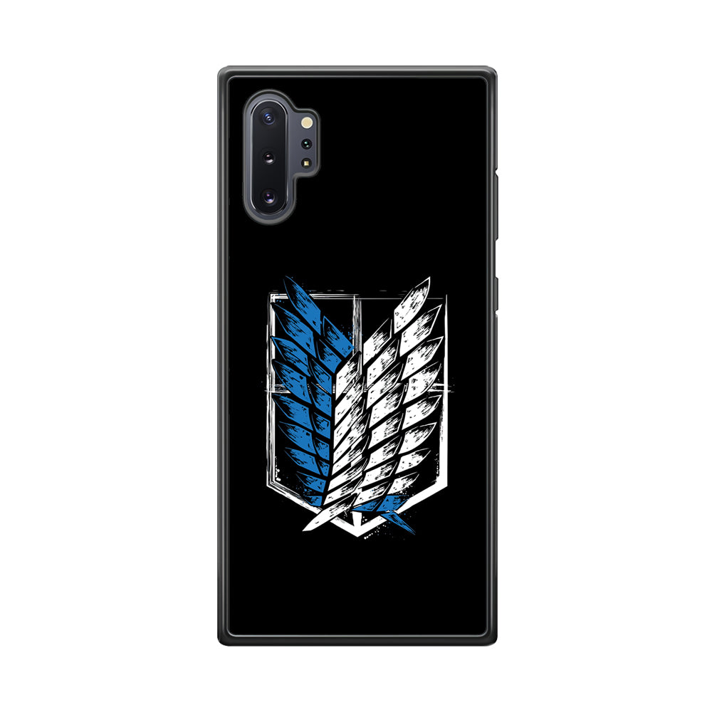 The Logo of the Survey Corps Samsung Galaxy Note 10 Plus Case-Phone Case-Rubber Black (2D Case)-Altracase